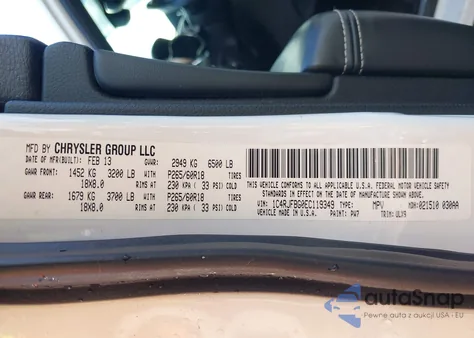 2014 Jeep Grand Cherokee Limited from USA, damaged, VIN 1C4RJFBG0EC119349